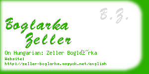 boglarka zeller business card